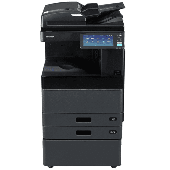 Restored Toshiba e-STUDIO 2508A Monochrome Multifunction Copier Printer Scanner 25 PPM Print Copy Scan Duplex Network Laser New