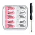 thumbnail image 1 of Tire Repair Rubber Nails Kit, Tire Repair Nails Kit with Box and Screwdriver, Rubber T-ire Screw Plugs, Fast Self-Service TireRepair Tools for Cars, Truck, Tractor, 1 of 8
