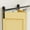 3FT for 2 Doors, variant on Bi-Folding Sliding Barn Door Hardware Heavy Duty Roller Track Kit, Easy To Install For 2 Doors Hardware Kit ,Easy to Install