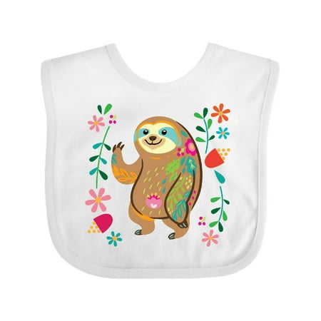 

Inktastic Sloth Cute Outfit for Girls Gift Baby Girl Bib