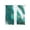Green, variant on Teal Marble Sheer Curtains 63 Inch Length 2 Panels Set Window Treatments, Modern Gradient Abstract Gold Fluid Art Rod Pocket Semi Curtains for Living Room/Bedroom/Kitchen Décor, 104"W x 63"L