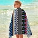 thumbnail image 4 of Toalla de playa de microfibra de 76 x 152 cm | Toalla de viaje ligera, colorida, resistente a la arena y de secado rápido | Manta multiusos para piscina, spa, gimnasio, picnic y camping, 4 of 5