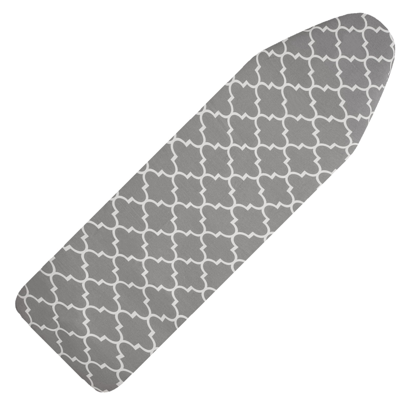 AMQTSLM Ironing Board Cover and Pad, Resist Scorching and Staining Thick Replacement Cover, Fit Standard Boards 54"x15", Lantern Flower