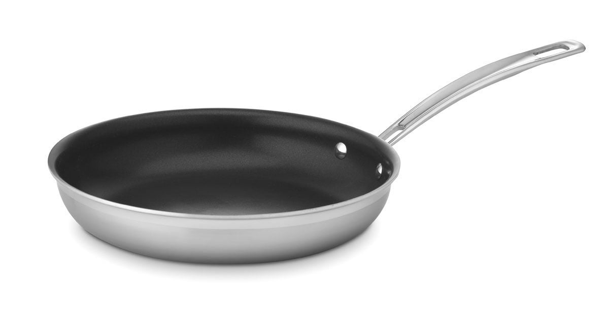 Cuisinart MultiClad Pro Stainless 10-Inch Open Skillet,Stainless Steel