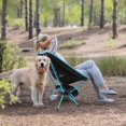 thumbnail image 2 of Chaise de Camping Pliante Portable Ultra-Légère Compacte avec Sac de Transport pour Randonnée, BBQ, 2 of 5