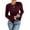 Wine, variant on Homenesgenics Long Sleeve Shirts for Women Women Casual Solid Flare Sleeve Tops Blouse Knitted Sweater