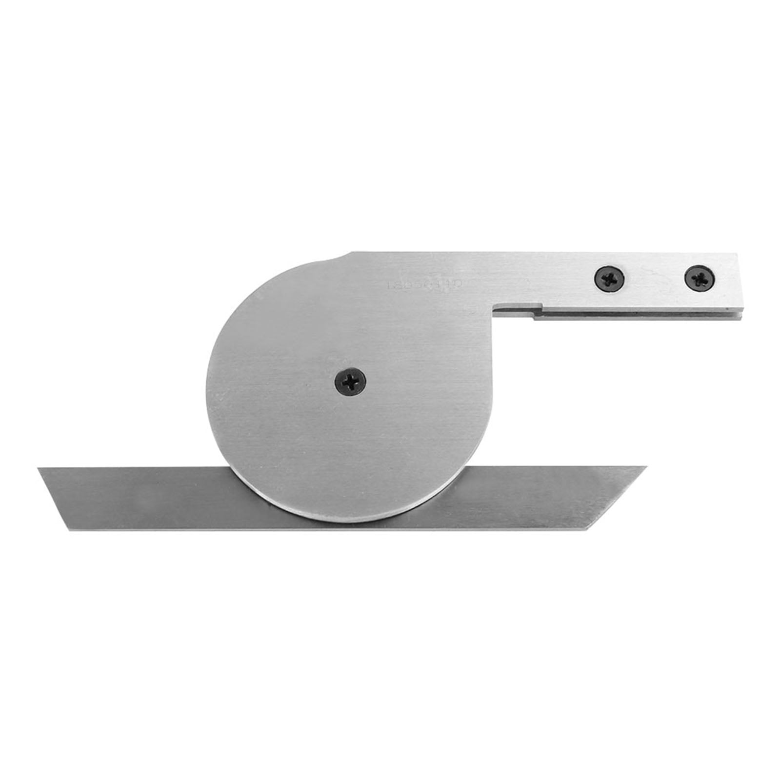 360 Degree Bevel Protractor, Carbon Steel Measuring Tool Universal for Internal Angle Measurement External