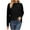 Black (New Upgrade), variant on Htigea Crewneck Sweater for Women Casual Knit Long Sleeve Fall Basic Top Solid Color Everyday Pullover Sweaters White S