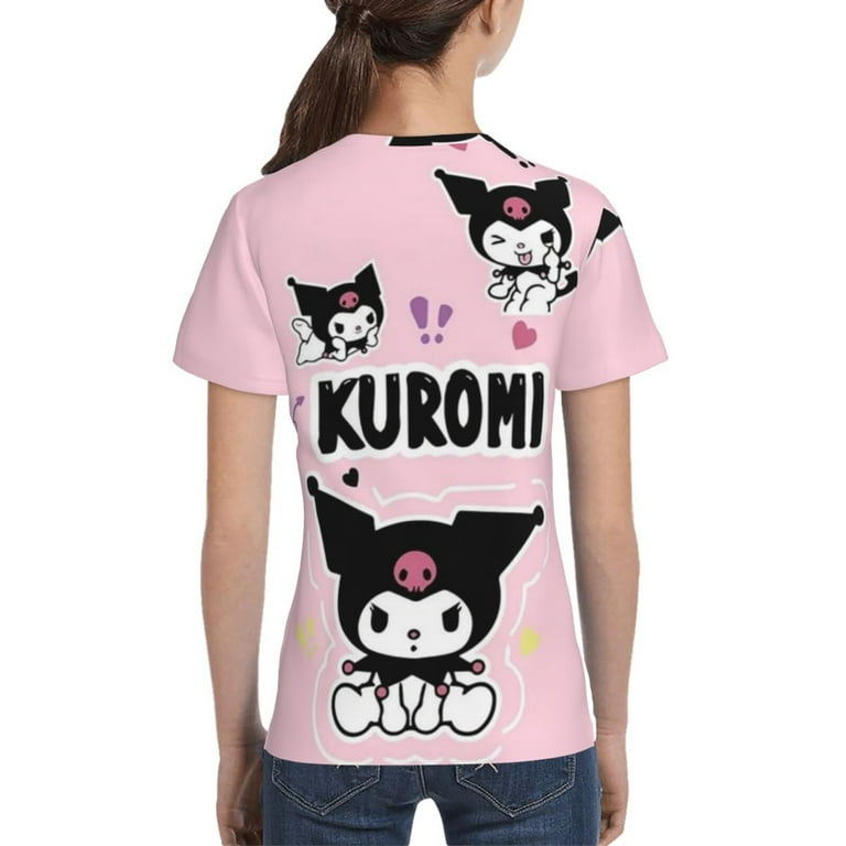 Boys Girls Game Kuromi T-Shirts Youth 3D Print Short Sleeve Shirts