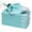 Aqua Green, variant on Bedding Craft Set of 12 Machine Washable, Cotton Cloth Dinner Napkins- 20x20 inch, Teal Multi