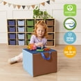thumbnail image 6 of SoftZone Children's Cozy Cube Seat with Handle, Classroom Furniture, Earthtone, 4-Piece, 6 of 9
