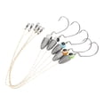 thumbnail image 2 of Fish Hooks, Fishing Lures Ball Head Heavier Design  Rustproof Portable 5 Groups  Nylon Line  For Bass Trout Crappie, 2 of 8
