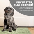 thumbnail image 2 of DGS Pet Products Dirty Dog Door Mat Large Sage Hue 35" x 26" x 2", 2 of 7