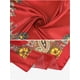 thumbnail image 4 of Bufanda cuadrada de satén para mujeres INSPIRE CHIC 35" Gran bufanda de paisley simétrico y sedoso para el cabello, envoltura para dormir, bandanas 90x90cm Rojo, 4 of 6