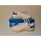 thumbnail image 3 of Adi-das MEN STAN SMITH PRIMEBLUE CANVAS WHITE /PURPLE SNEAKER FX5982 SIZE:, 3 of 6