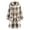 Khaki, variant on Cmtiyu Plaid Fleece Jackets Women, Long Sleeve Button Down Hooded Jacket, Warm Fall Winter Coats with Pockets, Wine S-2XL