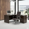 thumbnail image 2 of Series C 60W L Shaped Desk with Mobile File Cabinet in Mocha Cherry, 2 of 5