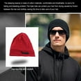 thumbnail image 3 of Linyer Hats Winter Skullies Turbans Unisex Baggy Chemo Underscarf Caps Islamic Hijabs Cover Headwear Wrap Protection wine red, 3 of 3