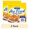 (2 pack) Gorton’s Air Fried Butterfly Whole Shrimp, Breaded Tail-On-Shrimp, Frozen, 9 Ounce Resealable Bag