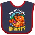 thumbnail image 3 of Inktastic Funny Shrimp Baby Boys or Girls Baby Bib, 3 of 4
