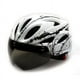thumbnail image 1 of Casco de bicicleta con gafas magnéticas integradas, casco de ciclismo, casco de ciclismo de montaña, casco de montar en bicicleta, luz trasera, 1 of 3