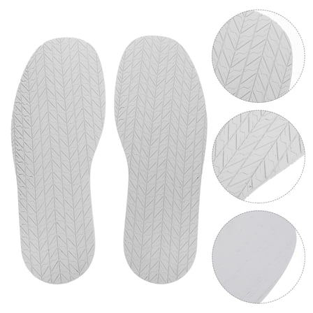 White Rubber Sole Protector for Shoes Easy to Apply and Cut as Needed Multiuse Shoe Bottom Pad 1 Pair
