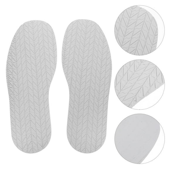 White Rubber Sole Protector for Shoes Easy to Apply and Cut as Needed Multiuse Shoe Bottom Pad 1 Pair
