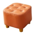 thumbnail image 1 of Reposapiés pequeño Reposapiés Taburete estable de ocio Silla de asiento Taburete otomano Pie Naranja, 1 of 9