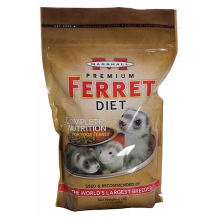 Marshall Pet Prod-food - Premium Ferret Diet 4 Pounds - FD-177
