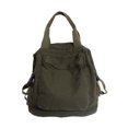 thumbnail image 1 of Qarigey escolar de lona impermeable para mujer - Múltiples bolsillos para una fácil organización escolar Mochilas Verde, 1 of 6