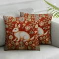thumbnail image 2 of COMIO  Pillow Cover,Medieval Rabbit I French Modern Throw Pillow Case Modern Cushion Cover Square Pillowcase Decoration for Sofa Bed Chair Car 2pc, 2 of 6