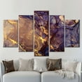 thumbnail image 5 of Luxury Marble Canvas, Purple Marble Printed, Gold Marble Canvas, Purple And Gold Marble, Modern Art, Abstract Artwork, Marble Artwork, Canvas Wall Decor - Gold Framed, 5 of 9