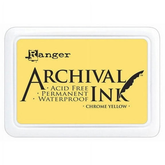Ink Pad Chrome Archival Dye Permanent Waterproof Ranger