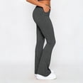 thumbnail image 5 of Lmueinov Flare Leggings for Women Fold Over High Waist Bootcut Yoga Pants with Pocket Slim Fit Soft Stretchy Lounge Trousers Daily Workout Casual Wear, 5 of 8
