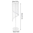 thumbnail image 2 of 10XGeometric Wedding Centerpieces Column Flower Stand W/Chandelier Crystals, 2 of 14