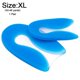 thumbnail image 1 of 1 par de Gel de silicona en forma de U, copa de estímulo, cojín para fascitis plantar, corrección de remisión, almohadilla de talón en forma de U, 1 of 5