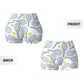 thumbnail image 6 of Athletic Shorts for Women, Tennis Rackets And Balls Seam Womens Shorts High Waisted Sport Running Workout Gym, 6 of 8