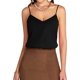 thumbnail image 1 of Xishao Body para mujer, cuello en V, tirantes delgados, sin espalda, sin mangas, ajuste holgado, sexy, casual Xishao ropa, 1 of 2