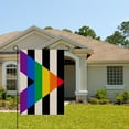 thumbnail image 2 of Pride Garden Flag LGBT Rainbow LGBTQ Alliance Gay Pride Support Vertical Double Sized Yard Outdoor Decoration, 2 of 5