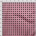 thumbnail image 3 of oneOone Polyester Lycra Medium Pink Fabric Gingham Check Craft Projects Decor Fabric Printed By The Yard 56 Inches Wide, 3 of 4