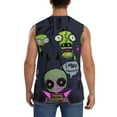 thumbnail image 4 of Invader Zim Men's Tank Top Lightweight Summer Sleeveless Tee Shirt Muscle Tank Tops Workout T-Shirts Casual Athletic Undershirts, 4 of 7
