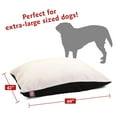 thumbnail image 2 of Majestic Pet | Poly/Cotton Rectangular Pillow Pet Bed For Dogs, Removable Cover, Black, Large, 2 of 5