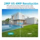 thumbnail image 3 of Camara Ip Wifi Vigilancia 4mp Ultra Hd Ptz Icsee Ovnif Rj45 Color Blanco Con Negro, 3 of 7