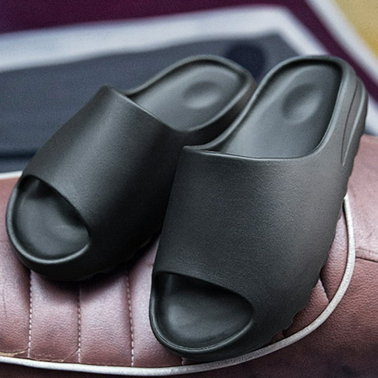Slipper Pillow Flat Comfort Mules - Luxury Black