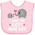 thumbnail image 3 of Inktastic Best Meme Ever Grandchild Boys or Girls Baby Bib, 3 of 4