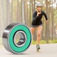 thumbnail image 2 of 10pcs 608rs ABEC-9 Cojinete bolas Scooter Cojinetes profunda en miniatura (Verde), 2 of 7