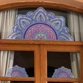 thumbnail image 4 of Mandala Window Decal Static Flower Glass Cling Window Privacy Cling Decorative Window Film, 4 of 4