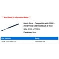 thumbnail image 2 of Hatch Strut - Compatible with 2008 - 2013 Volvo C30 Hatchback 2-Door 2009 2010 2011 2012, 2 of 2