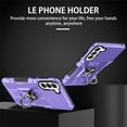 thumbnail image 4 of for Samsung Galaxy S22 5G Case with Metal Ring Kickstand for Women & Men, Heavy-Duty Protection Shockproof Bumper Cover Case for Samsung Galaxy S22 5G TY Purple, 4 of 18