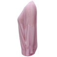 thumbnail image 6 of CAIXIA Lightweight Sweaters For Women Crewneck 3/4 Sleeve Loose Slim Long Sleeve Pullover Tops Thin Basic Clothes Layering Shirts Work Outfits Fall Winter Clothes,Pink, 6 of 7